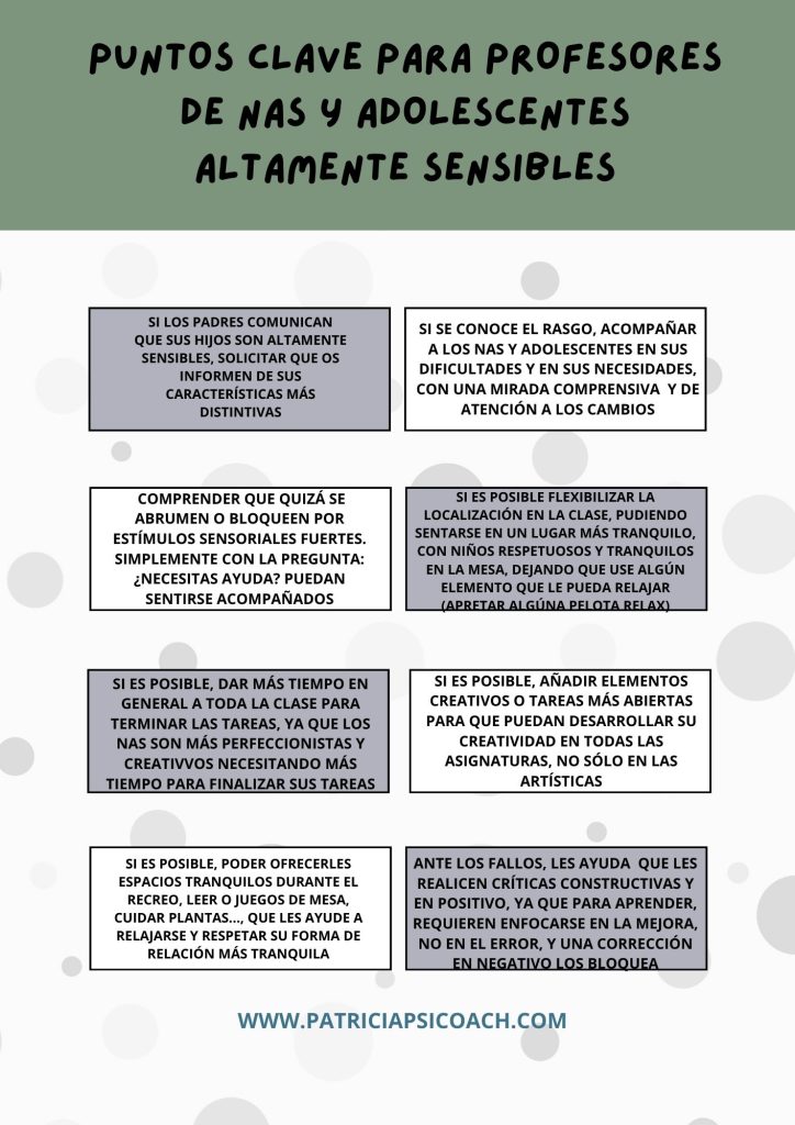 Puntos clave NAS para profesores Patricia Psicoach
