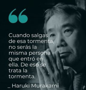 Murakami tormenta duelo Patricia Psicoach